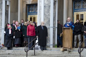 Senator John Coghill spoke on how the legislature would be pursuing social issues during session.