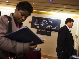 The scene at a job fair in New York City on Feb. 28. Lucas Jackson /Reuters /Landov
