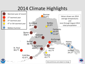 Alaska communities reach record-high temperatures - Ktoo