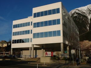 Sealaska Plaza, the corporation's Juneau headquarters. Officials announced the December distribution, the largest in three years.