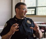 Juneau Police Chief Bryce Johnson (left) and Deputy Chief Ed Mercer (right). File photo.