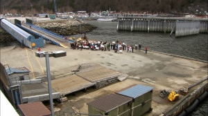 Skagway dock 5/5/13 from ship