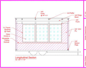 A blueprint of the mobile greenhouse project developed by Lia Heifetz. University of Alaska Southeast student Kaden Phillips designed the structure. (Photo by Kevin Reagan / KTOO)