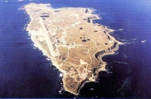 Eareckson Air Station, on Shemya Island. (Public Domain photo by U.S. Air Force)