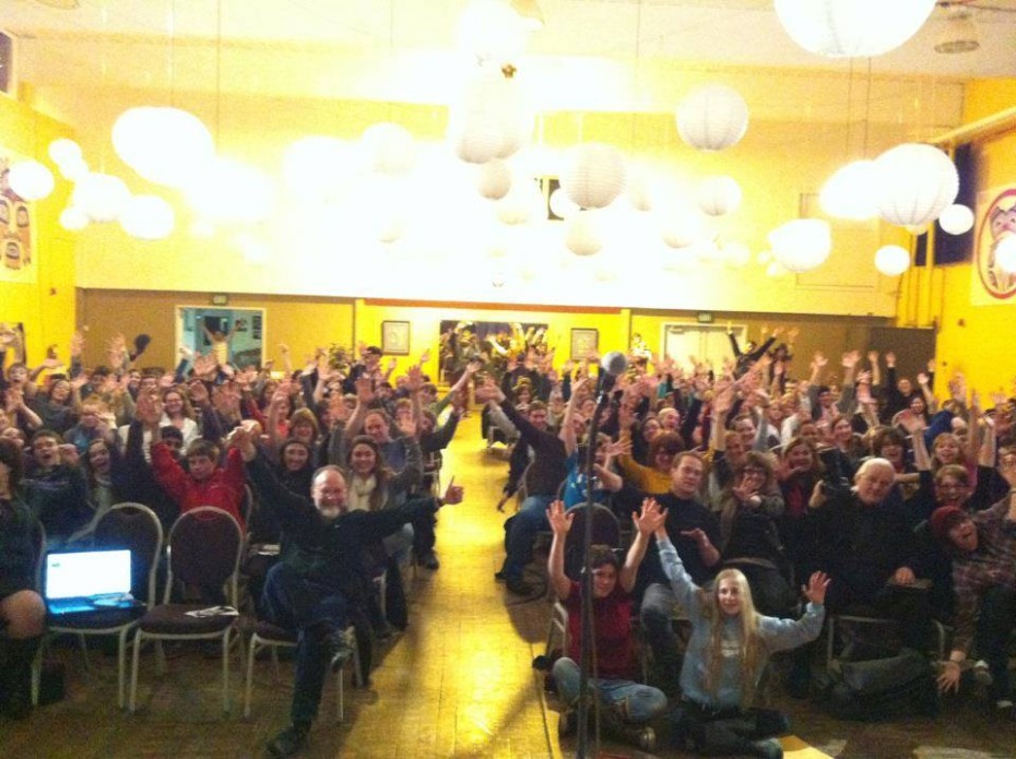 From the stage at the 2013 Grand Slam. (Photo by Christy NaMee Eriksen/Woosh Kinaadeiyi)