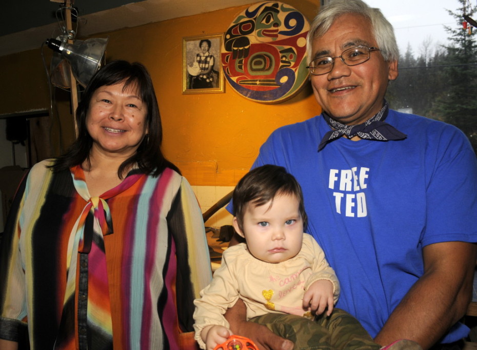 Darlene See, left, and Wayne Price are both working toward bringing together Tlingit clans in Hoonah. (Photo by Jillian Rogers/KHNS)