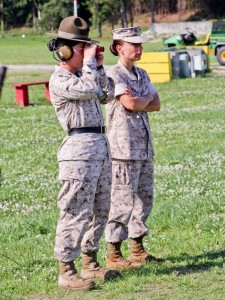 Lt. Col. Kate Germano amd Sgt. Lindsey Rodriguez